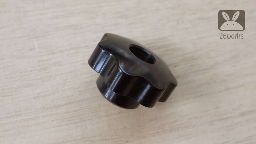 ลูกบิดหัวทะลุ 50 mm M8 รุ่นประหยัด