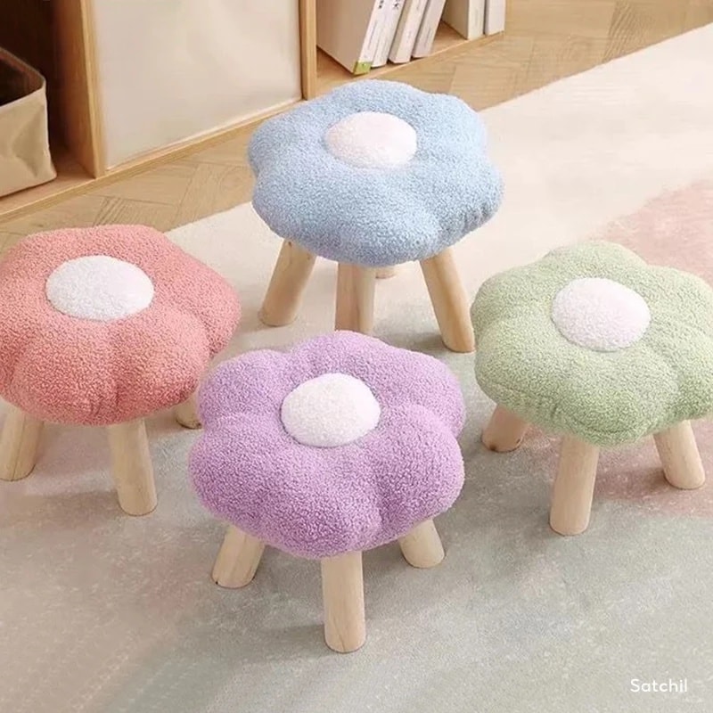 เก้าอี้ดอกไม้น่ารัก
