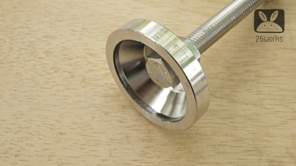 ขาฉิ่งแสตนเลส D60 M12x82 mm