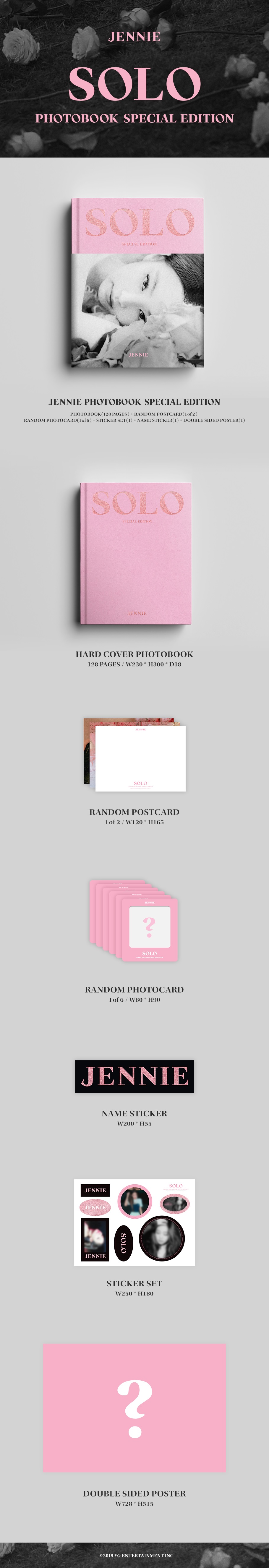 [Pre] JENNIE : Album Photobook - SOLO (Special Edition)