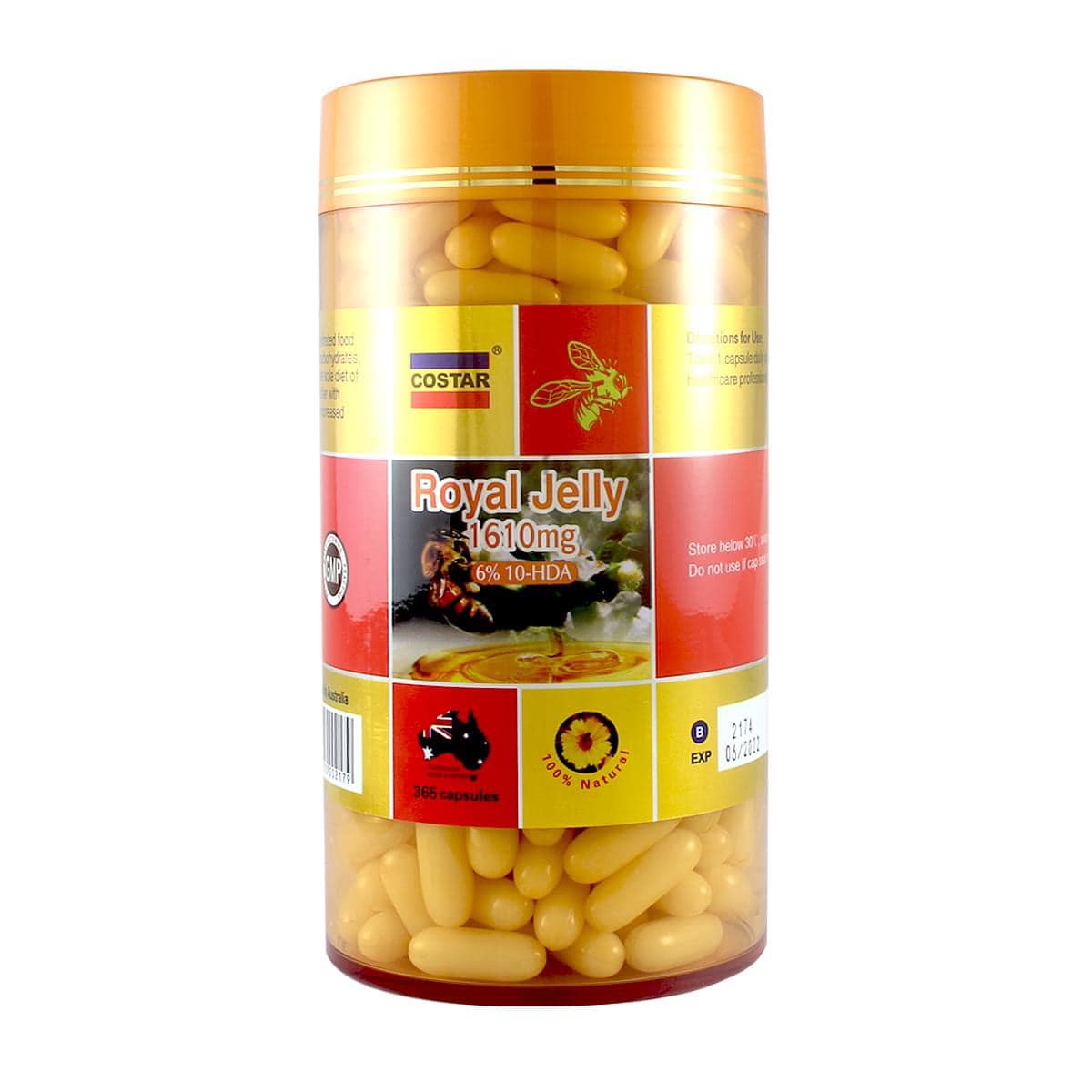 Costar Royal Jelly นมผึ้งคอสต้า ล็อตใหม่ ของแท้การันตี ฉลากแบบนี้คืฉลาก เพื่อการส่งอกนะคะ