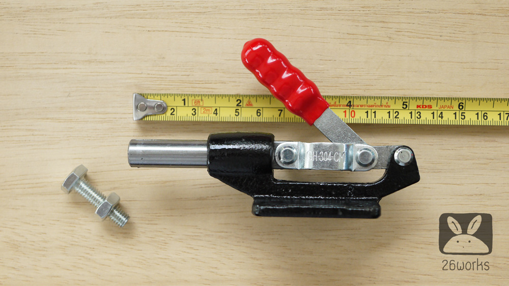 toggle clamp แบบดัน ตัวเล็ก ฐานเหล็กหล่อ