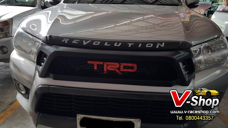 3171 กระจังหน้า TRD Logo แดงใหญ่