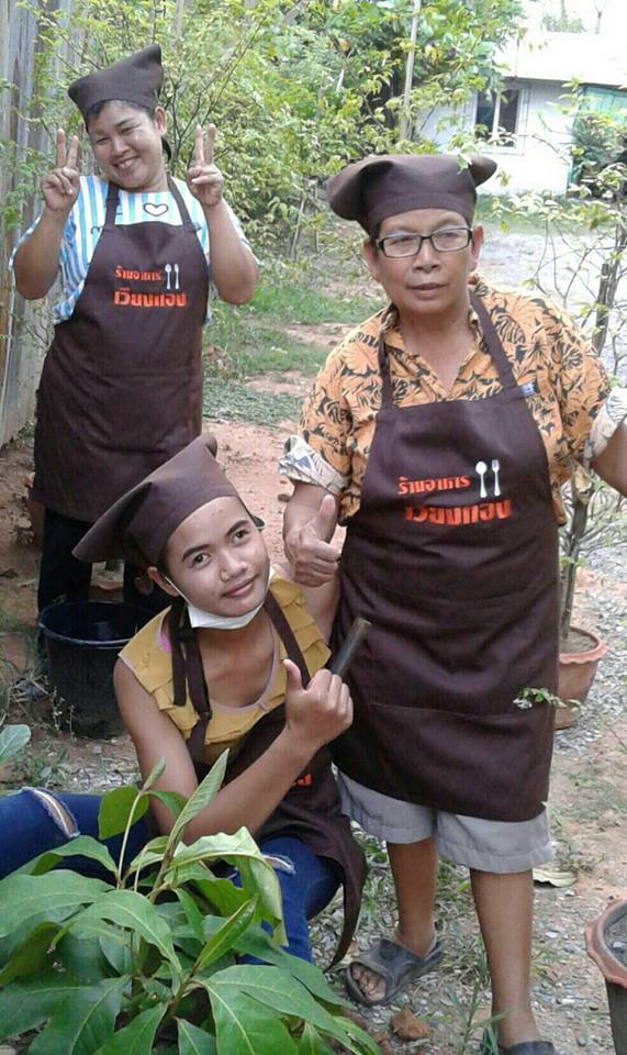 รูปผ้ากันเปื้อนร้านเบเกอรี่