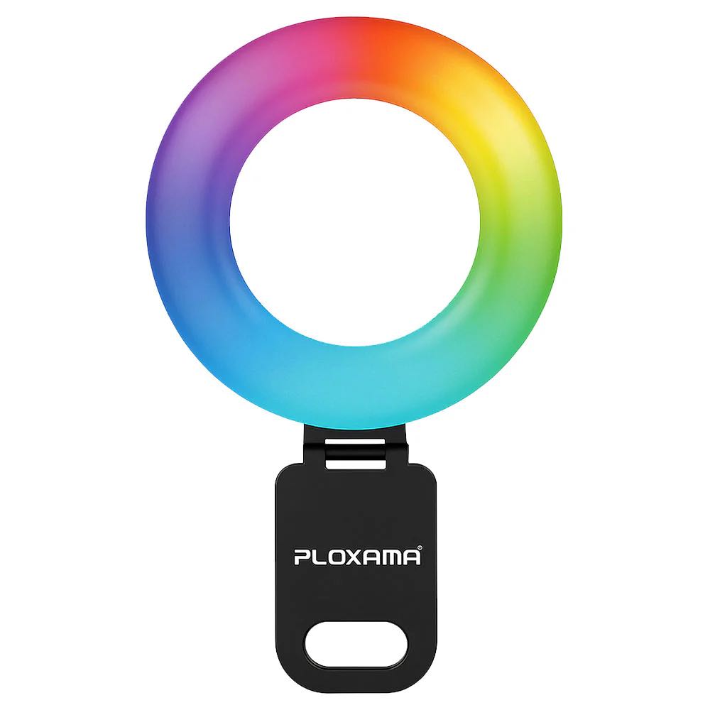 Plokama U20 PRO RGB Phone Clip LED Selfie Ring Light ไฟเซลฟี่ติดมือถือเปลี่ยนสีได้หลายสี