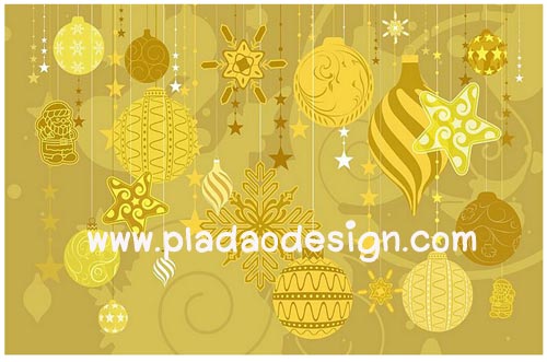 กระดาษเดคูพาจพิมพ์ลาย สำหรับทำงาน เดคูพาจ Decoupage งานฝีมือ งาน Handmade แนวภาพ Golden Christmas (pladao design)