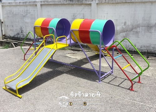 ถังลอดอุโมงค์กระดานลื่นคู่