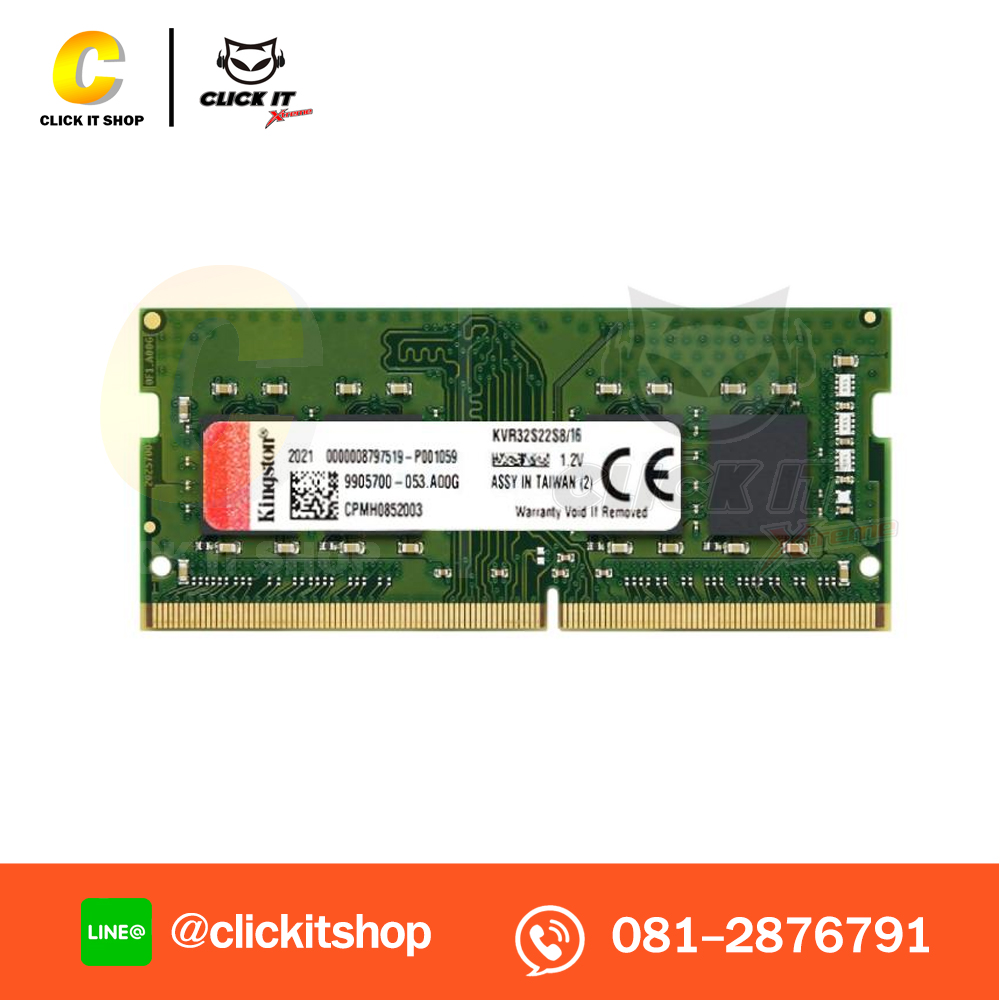 RAM NB DDR4(3200) 16GB KINGSTON VALUE RAM (KVR32S22S8/16)