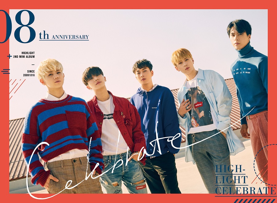 [Pre] Highlight : 2nd Mini Album - CELEBRATE (B ver.) +Poster