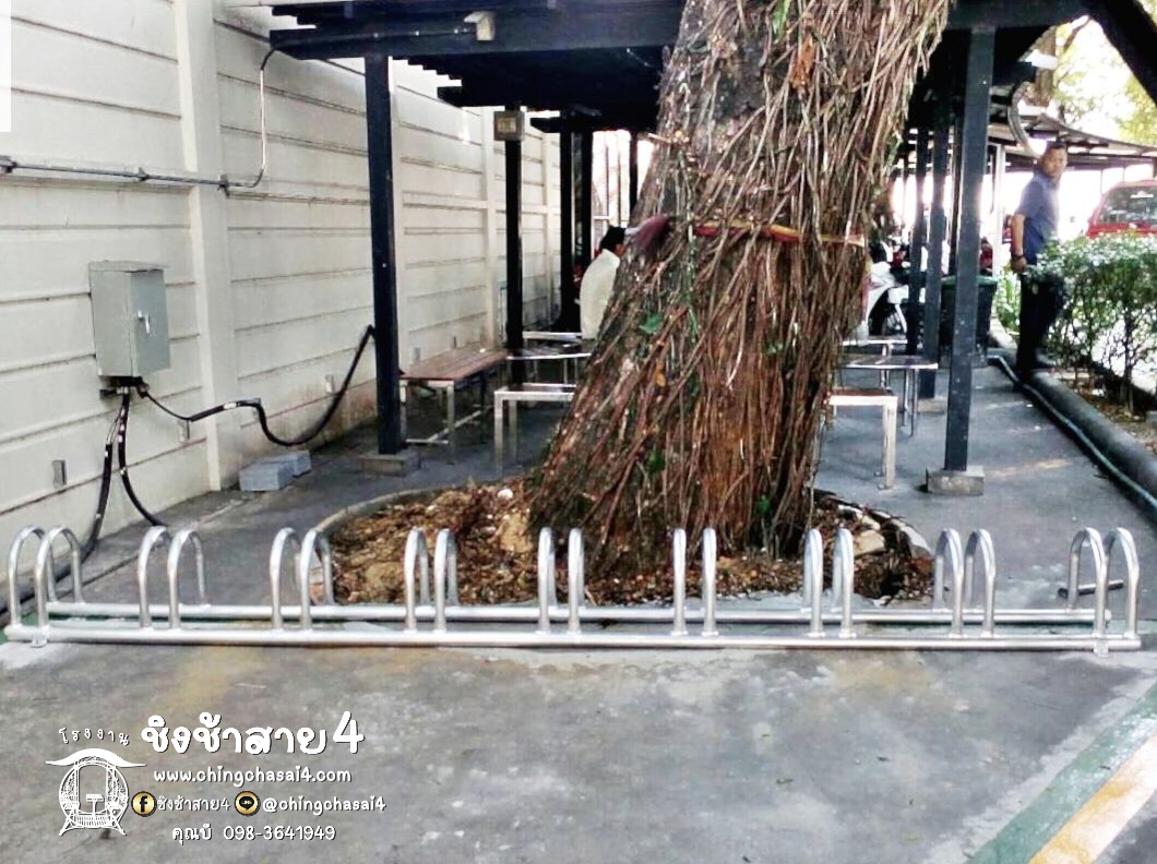 ที่จอดรถจักรยาน 9 ที่ (แบบต่ำ)