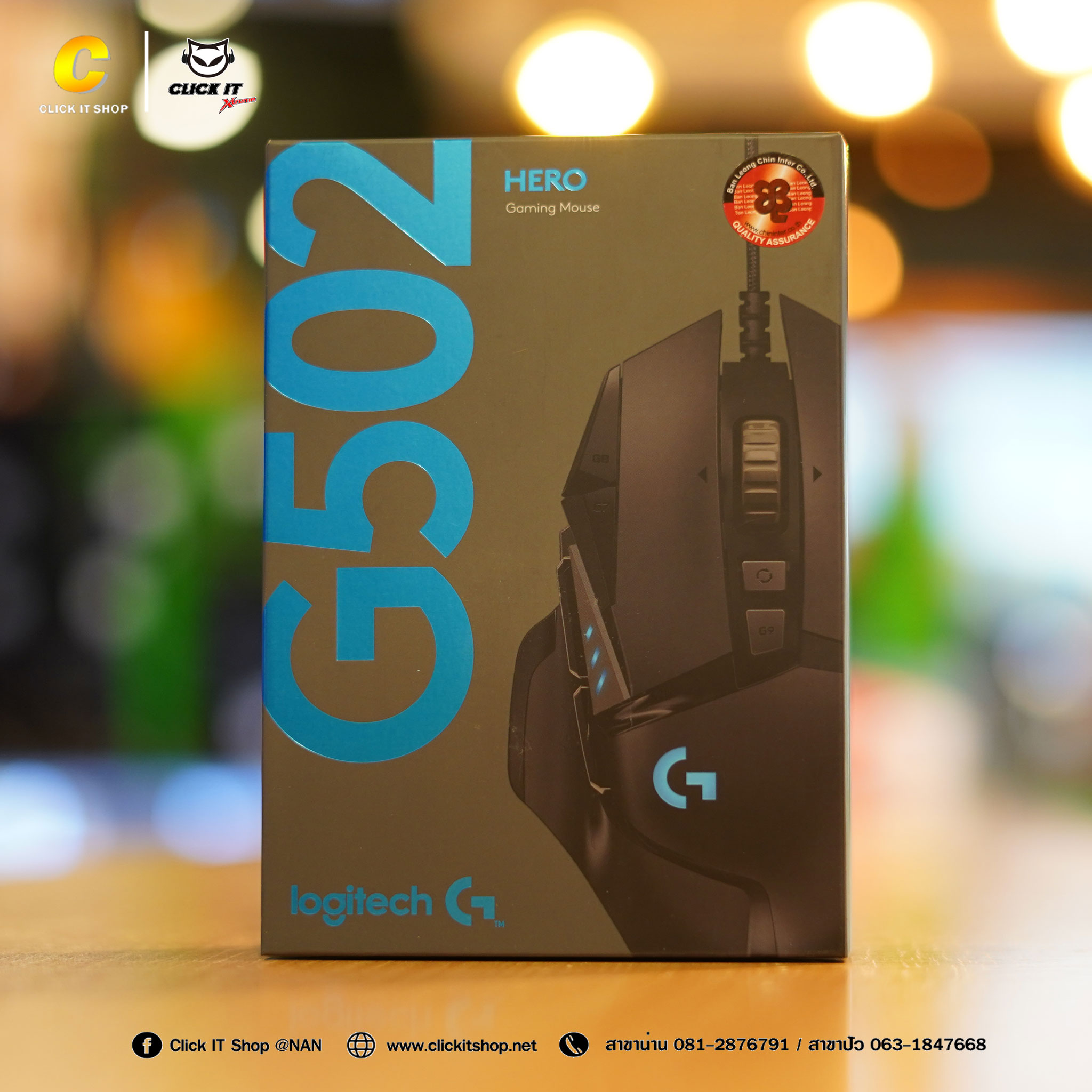 MOUSE LOGITECH G502 HERO GAMING - BLACK