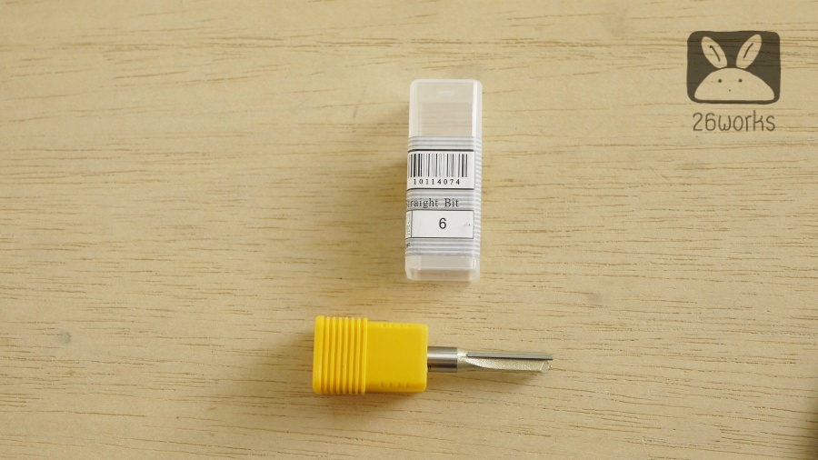 Trimmer bits arden ตรง 6x20 mm MDF