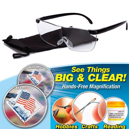 แว่นตา แว่นขยาย แว่นอ่านหนังสือ big vision glasses น้ำหนักเบา
