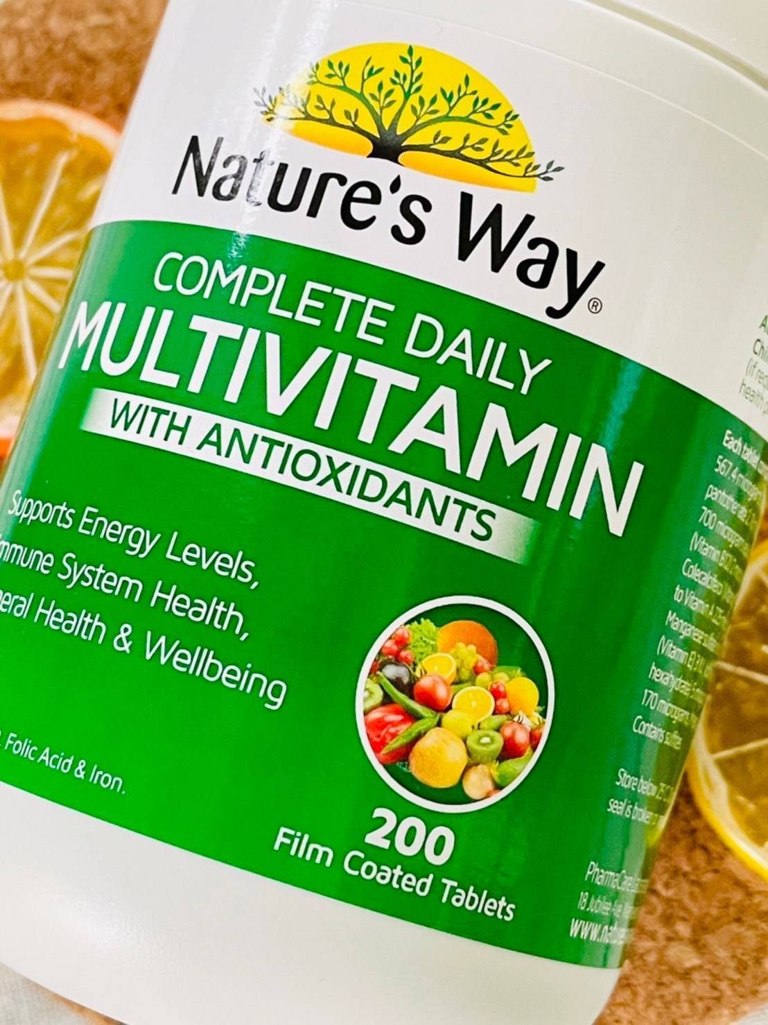 วิตามินรวมNature’sWay Complete Daily Multivitamin 200 เม็ด ทานได้ 100 วัน จากออสเตรเลีย