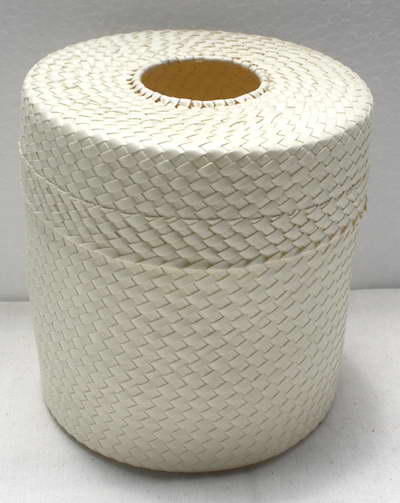 ชิ้นงานดิบ ใบลาน ทำ Decoupage งานเพนท์ กล่องใส่ทิชชูแบบม้วน
