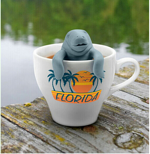 Pre-Order ที่กรองชา ซิลิโคน tea infuser Mana Tea ลายแมวน้ำ