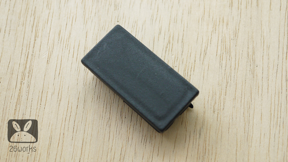 พลาสติกปิดเหล็กกล่อง 25x50 mm (1x2 นิ้ว) สวมใน