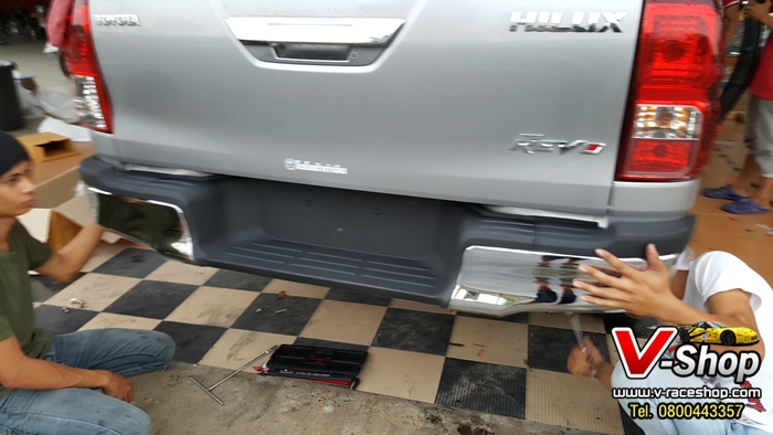 Hilux REVO กันชนเสริมท้ายทรงศุนย์