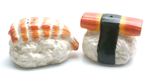 Salt & Pepper Shaker ที่ใส่เกลือพริกไทย รูปข้าวปั้น ซูชิ