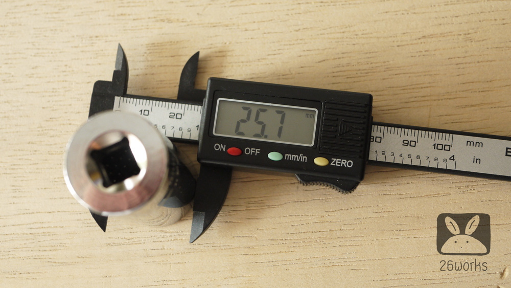 ลูกบล๊อค เอนกประสงค์ 7-19 mm + แกนสวม