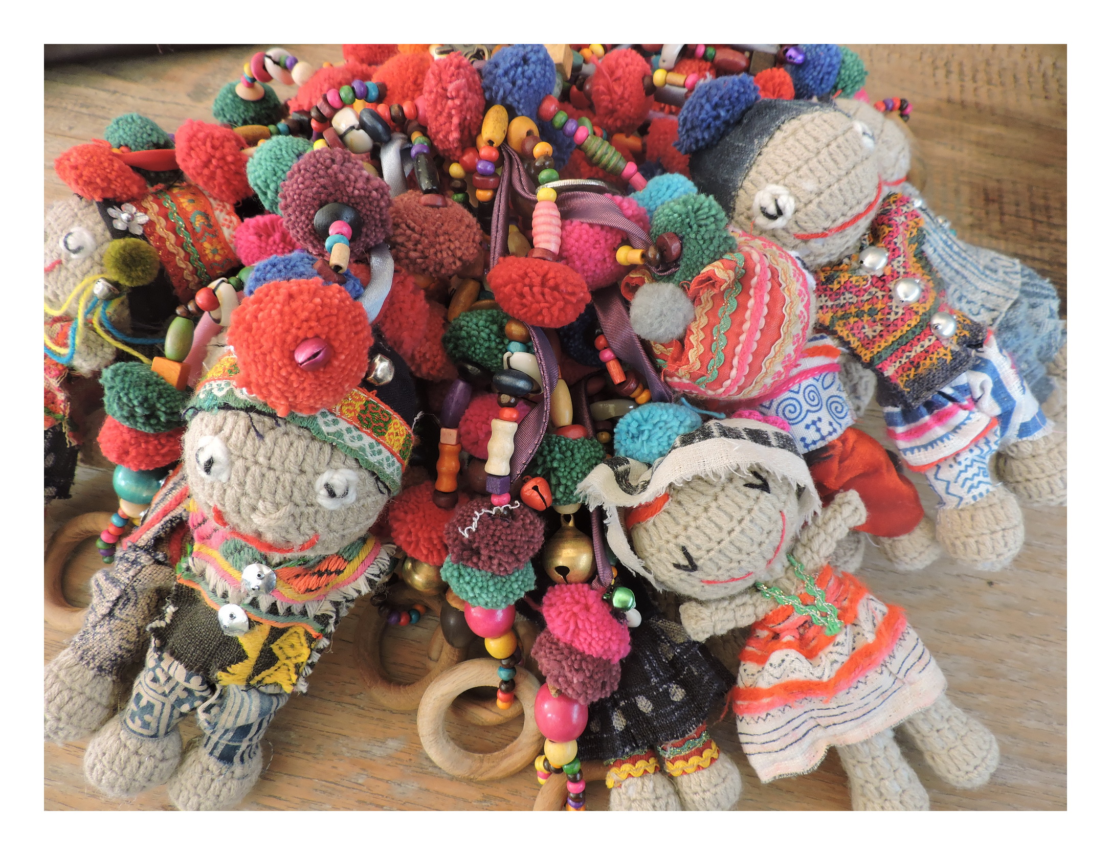 ตุ๊กตาห้อยพวงกระเป๋า 004 / Hmong Doll Bag Charm 004