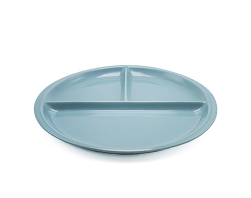 Pre-Order จานเซรามิค แบบถาดอาหารแบ่งช่อง มีทรงกลม กับทรงเหลี่ยม แบบละ 3 สี Zakka