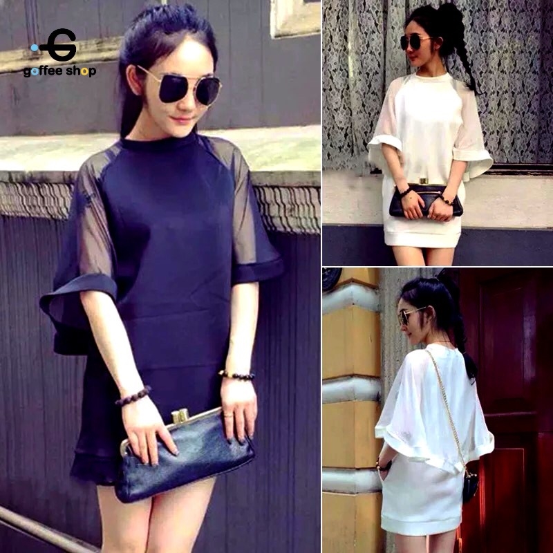 Mini dress ผ้ายืดเนื้อดี พร้อมส่ง