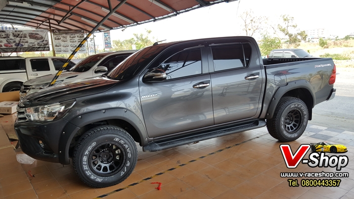 3038 HILUX REVO คิ้วล้อ 6 นิ้ว+หมุดเย็บ