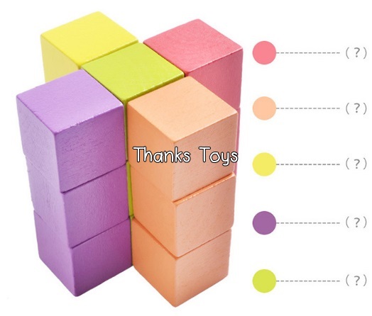 บล็อกไม้ Wooden Cubes