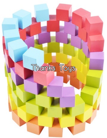 บล็อกไม้ Wooden Cubes