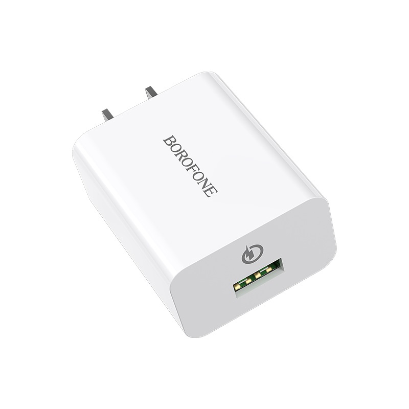 หัวชาร์จ Borofone Wallcharger BA21 Long journey QC3.0