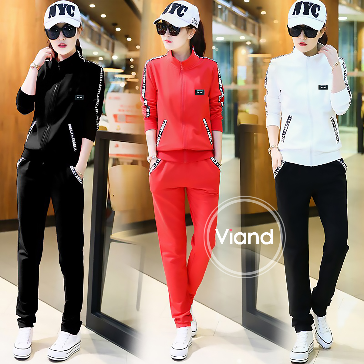 เสื้อผ้าเกาหลี พร้อมส่ง เซ็ทวอมผ้าคัตตัลนิ่ม