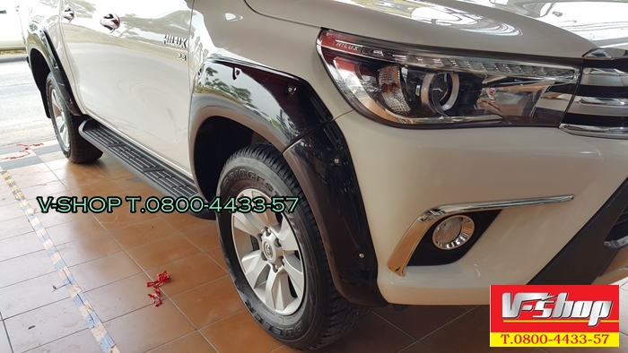 โป่งเย็บ 8นิ้ว แบบครอบเต็ม HILUX REVO