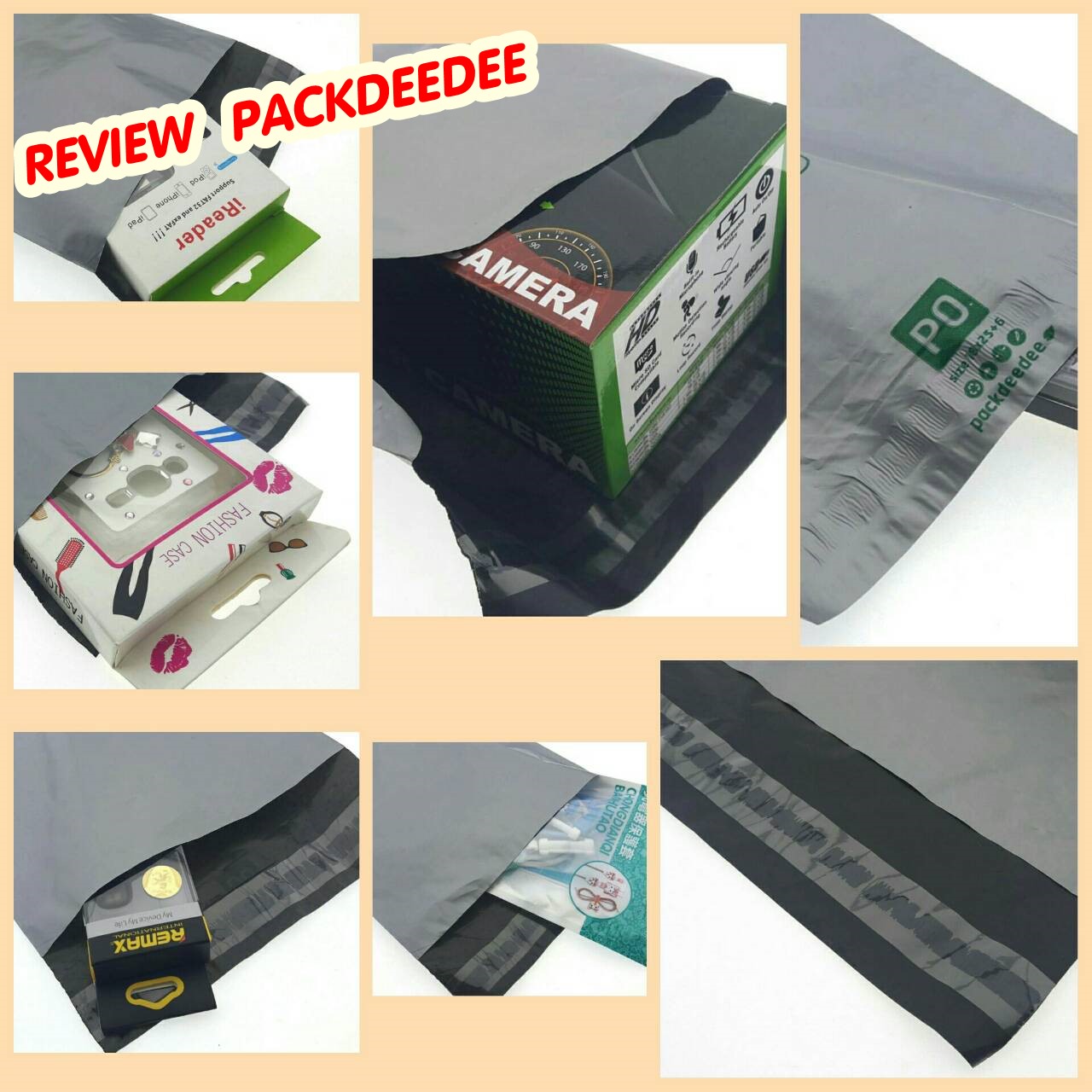 ซองไปรษณีย์ พลาสติกกันน้ำ (50ใบ) จ่าหน้า P1 ขนาด 25x35+6 ซม.