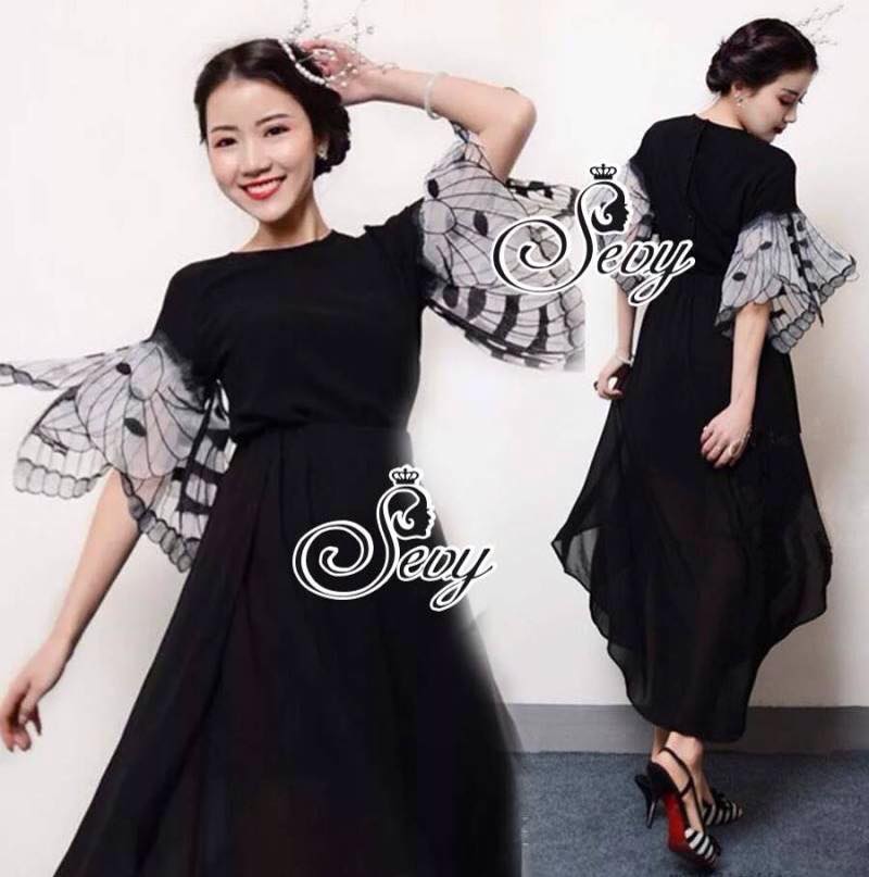 พร้อมส่ง ฮิตไม่เลิกกับเสื้อปีกแมลงปอ เสื้อผ้าแฟชั่น