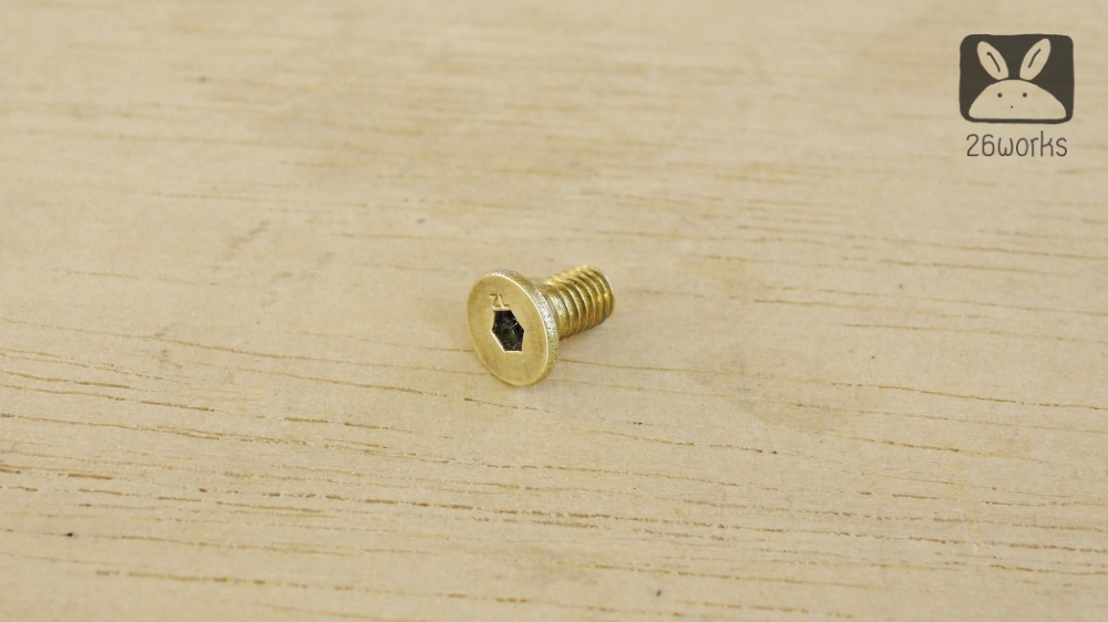 น็อตหัวเทเปอร์ ทองเหลือง M5x10 mm ธรรมดา