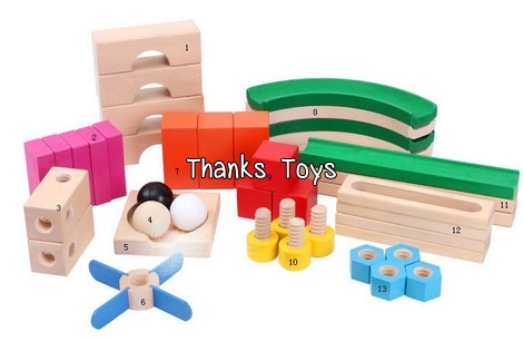 รางลูกบอลไม้