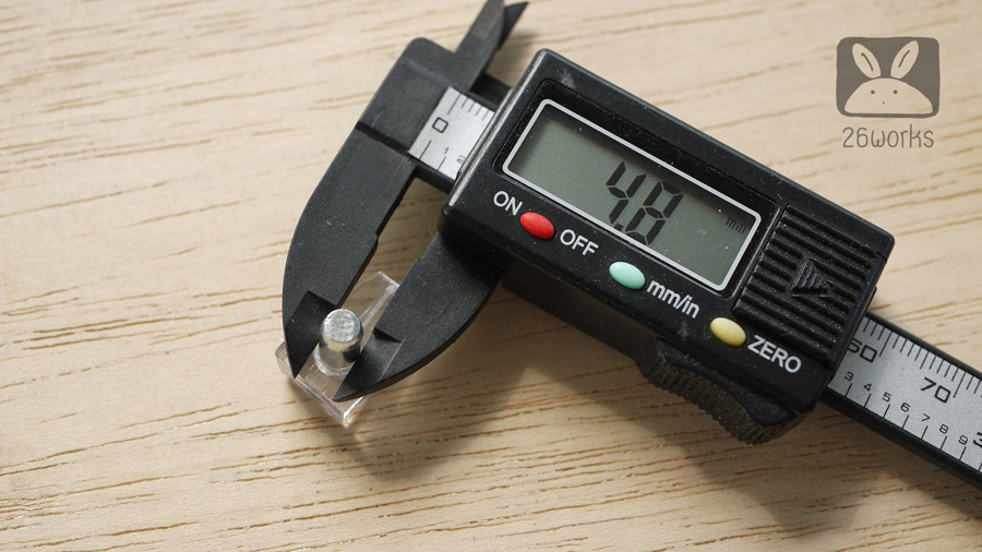 ปุ่มรับชั้นแบบใส ขายเป็นตัว