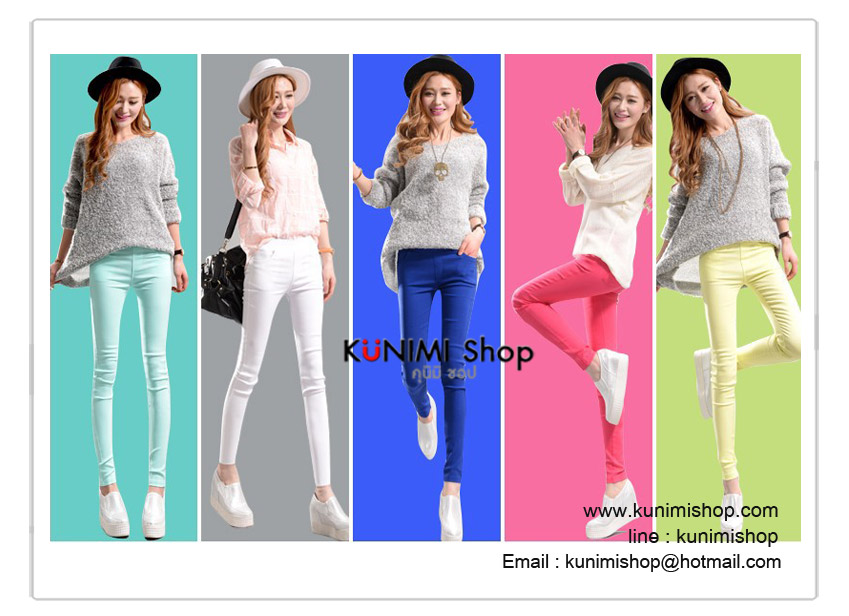 กางเกงเลคกิ้ง ขายาว ผ้ายืด มีหลายสีให้เลืกคะ      มีกระเป๋าหน้า และด้านหลังสองด้าน ทรงสวย         ขนาด  :  เอวใต้สะดือ ยืดไม่เกิน  32 นิ้ว                     สะโพก ยืดไม่เกิน 38  นิ้ว                    ความยาวกางเกง 37  นิ้ว                 ผ้า        :   ผ้ายืด      