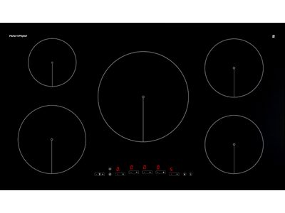 เตาไฟฟ้า INDUCTION 90 cm. 5 หัวเตา Fisher&Paykel รุ่น CI905DTB3