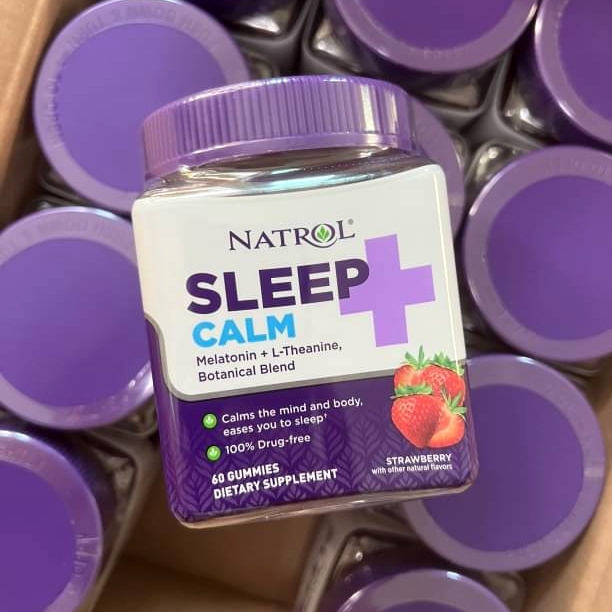 วิตามินลดความเครียด หลับสนิท Natrol Relaxia Sleep Calm 60 เม็ด