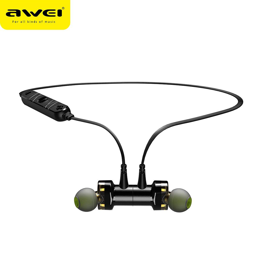 หูฟังบลูทูธ AWEI Sport Bluetooth Earphone Dual Drivers X660 Magnetic เสียงเบสแน่น ๆ