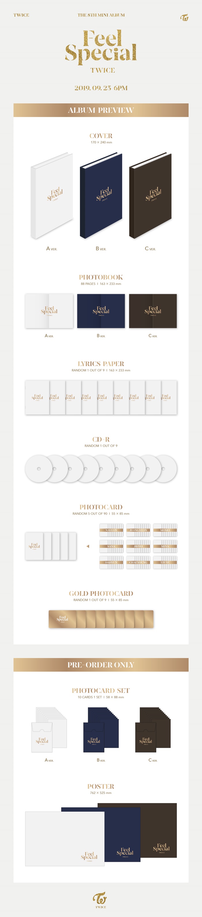 [Pre] TWICE: 8th Mini Album - Feel Special (Random Ver.)