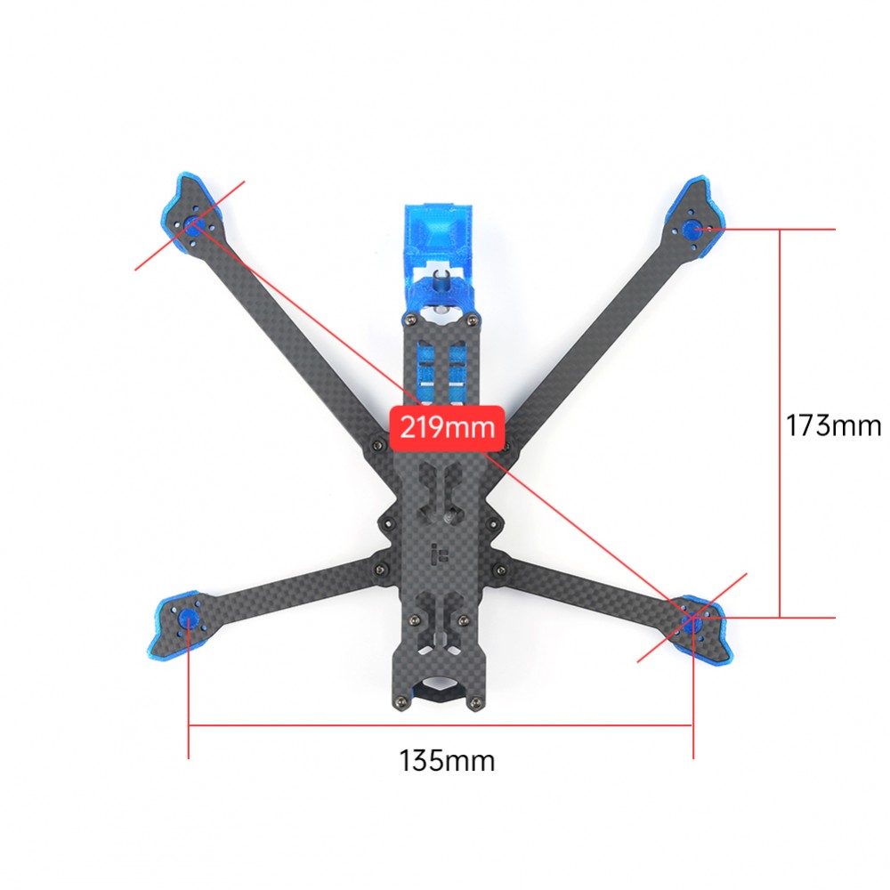 เฟรม iFlight Chimera5 DC LR For DJI FPV