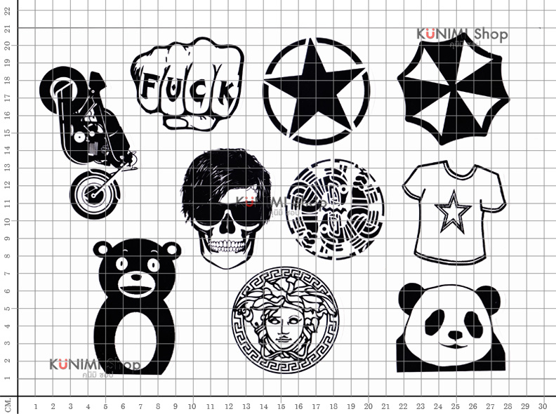 สติกเกอร์ ขาวดำ ลายการ์ตูน กราฟิตี้ ติดรถยนต์, มอเตอร์ไซต์, จักรยาน, กระเป๋า, ติดผนัง ของใช้ต่างๆ สติกเกอร์PVCกันน้ำ ลายสวย เก๋ น่ารัก มีสไตล์ เท่ห์ ไม่ซ้ำใคร