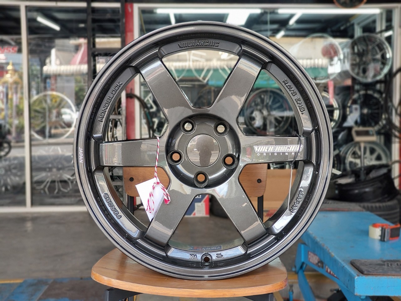 ล้อ TK SMART TK 37FF ขอบ 18X8.5 5X112-114.3สี GM 10 WE *ราคาต่อวง*