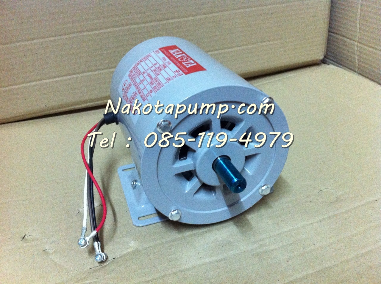มอเตอร์ไฟฟ้า NAKOTA : 1/3 HP 2สาย