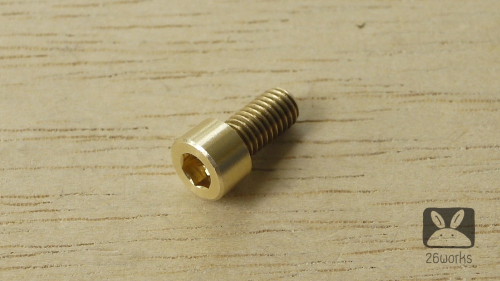 น็อตหัวจม ทองเหลือง M5x10 mm cnc