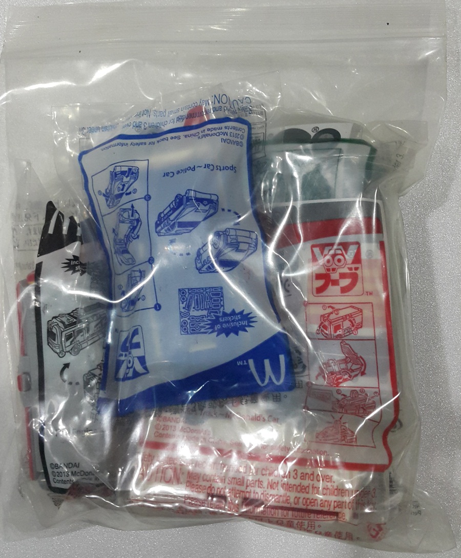 2013 McDonald's แมคโดนัลด์ ของเล่น ของสะสม ขบวนรถแปลงร่างได้ VooV ออกเมื่อ พค 56 อยู่ในแพ็คค่ะ MIP