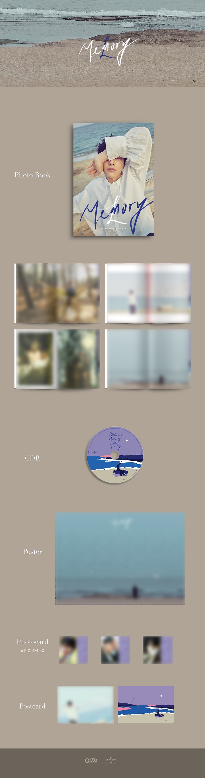 [Pre] Kim Myung Soo (L) : 1st Single Album - Memory